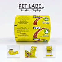 Étiquettes personnalisées en rouleau pour PET avec ensemble de maintien de couleur et ensemble de maintien anti-humidité pour salles d'assaisonnement et lignes d'emballage, service d'impression OEM