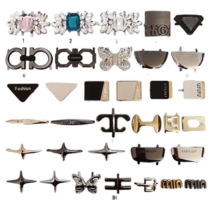 Fibbie per scarpe regolabili in lega di zinco per uomo e donna piccole fibbie in metallo con decorazioni di scarpe di Design personalizzato - Product Image 6