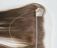 Extensions de cheveux avec cuticules alignées, frontale en dentelle HD, effet naturel, pour perruque ou closure