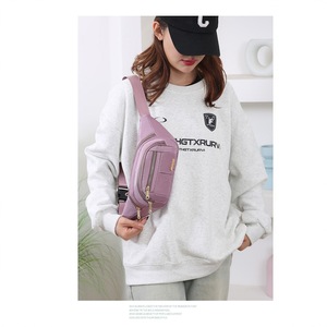 Multi Pocket Water Resistant Waist Bag For Women Casual Outdoor Crossbody Phone Bag Lightweight Large Capacity Fashion Belt Bag - Product Image 4