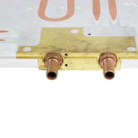 Plaque de refroidissement liquide en aluminium de haute qualité refroidisseur d'eau technologie d'énergie thermique Solution processeur ventilateurs d'eau froide refroidissement