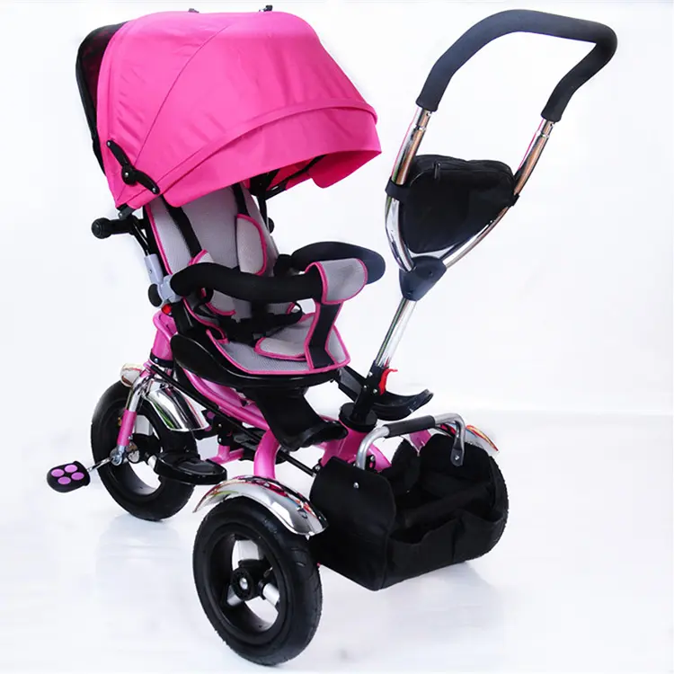 Cheap price baby kids foldable carrier three-wheeled toy tricycles children trikes