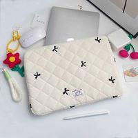 Sac d'ordinateur personnalisé à motif papillon Housse matelassée pour ordinateur portable pour femme et fille