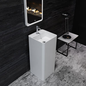 Lavabo portable en pierre de lavage, accessoires hygiéniques, surface unie, évier/portable - Product Image 1