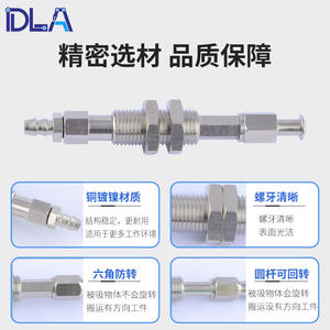 Soporte de Ventosa Manual Serie DLSMC ZPT-J40-B5 con Cabezal Pequeño Anti-Rotación y Amortiguador de Resorte de Cobre Integrado - Product Image 5