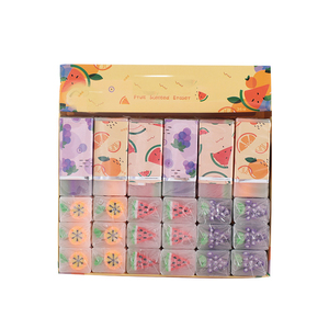 Wholesale Manufacturer Custom Bonvada Brand TPR Rubber Cartoon Fruits Jelly <b>Pencil</b> Eraser <b>for</b> Kids <b>School</b> Supplies - Product Image 1