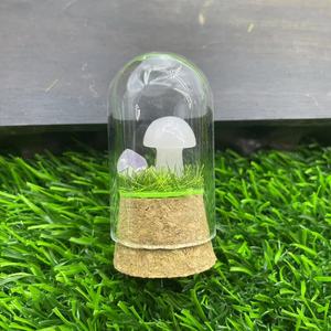 ตู้ไมโครแลนด์สเคปเห็ดคริสตัลสำหรับตกแต่งบ้าน ของตกแต่งคริสตัลบำบัดธรรมชาติสำหรับเด็ก - Product Image 3