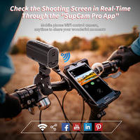 5K30FPS WiFi Moto Casque Action Sport Caméra Dashcam Étanche Mini Conduite Enregistreur Feu Arrière pour Dirt Bike Enduro 18