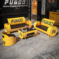 Banc d'attente industriel en fer, direct usine, pour salon de coiffure, studio de fitness, écologique, garantie 3 ans, personnalisable OEM/ODM