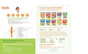 OID-Bolígrafo de lectura y Audio, libros en inglés y pegatinas DIY para niños con precio <span class=keywords><strong>barato</strong></span> - Product Image 6