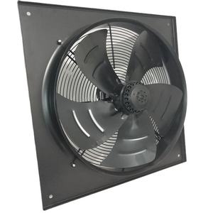 Vente en gros OBM/OEM 250mm 10 pouces 1/3 phase 100W 2600 tr/min 1000CFM ventilateur à flux axial à lame métallique murale ventilateur d'échappement IP55 à faible bruit - Product Image 1