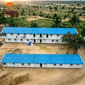 Cbox Prefab Mining Camp Double Layer Worker Dormitory Staircase Modern Design Living Room Bedroom for <b>Flat</b> Pack Container House - Product Image 4
