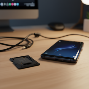 Bandeja SIM Negra para Samsung Galaxy A156, Accesorio para Teléfono Móvil - Product Image 3