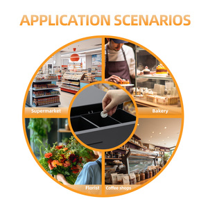 Gtcodestar ngăn kéo tiền mặt GT-C335 nhựa trường hợp hộp RJ11 RJ12 điện tiền mặt Locker đăng ký ngăn kéo cho siêu thị - Product Image 6