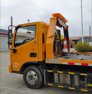 Grúa de plataforma plana diésel nueva y usada 2026 a precio de fábrica, camión de remolque y recuperación de 5-8 toneladas con transmisión manual - Product Image 3