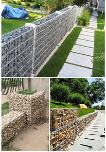 Gabbione <span class=keywords><strong>per</strong></span> Muro di Contenimento 2x1x1m, in Filo di Ferro Zincato e Rivestito in PVC, Saldato a Caldo, <span class=keywords><strong>per</strong></span> Protezione di Pendii - Product Image 5