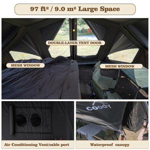 Coody Havena Air <strong>Tent</strong>-Black Camping Large Party Luxury Camping Unique Outdoor <strong>Tent</strong> Portable Family Air <strong>Tent</strong> - Product Image 5