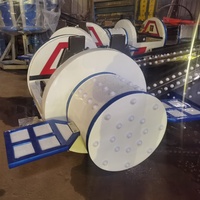 Atracción de Control Remoto, Material de Fibra de Vidrio, Gran Capacidad, Interior/Exterior, para Parques Temáticos, Centros Comerciales y Plazas Comerciales
