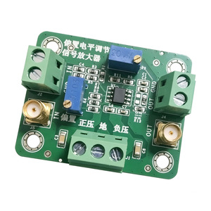 Module amplificateur de décalage et de gain CC réglable, trimmer de niveau de polarisation, gain variable 1-10x, double alimentation ±2.5-18V pour le traitement du signal - Product Image 1
