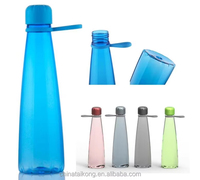 Bouteille d'eau en plastique jetable sans BPA avec logo personnalisé OEM