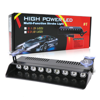 Bester Preis 12V Amber Blue White Strobe LED-Leuchtfeuer für PKW Neue Not warnleuchte