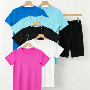 Vêtements de sport pour hommes, ensemble t-shirt de course, shorts de sport respirants, vêtements de fitness, vente <span class=keywords><strong>en</strong></span> gros - Product Image 1