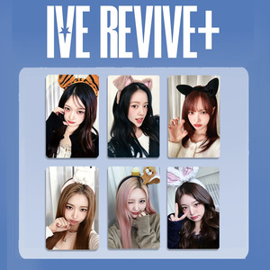 Set de 6 Fototarjetas de KPOP <span class=keywords><strong>IVE</strong></span> REVIVE+, Fotografías de Wonyoung, Liz, Yujin, Tarjetas Lomo Brillantes de Doble Cara, Regalo para Fans de Leeseo, <span class=keywords><strong>Rei</strong></span> y Gaeul - Product Image 5