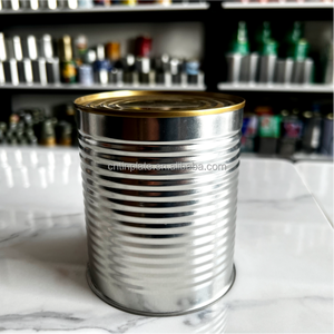 Boîtes de conserve en fer blanc de qualité alimentaire pour boissons gazeuses 100 ml, emballage doré avec finition laquée et bouchon refermable - Product Image 4