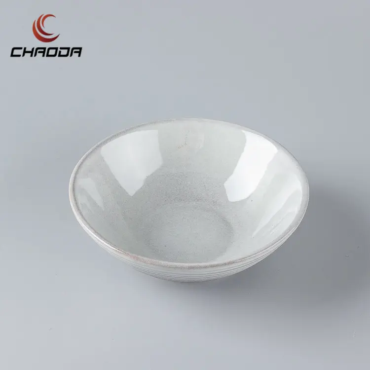 Ramenbowl de larga duración y duradero, cuencos de cerámica japoneses personalizados de alta calidad, cuenco de embalaje al por mayor de fábrica