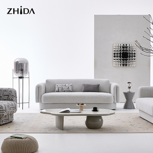 <span class=keywords><strong>Muebles</strong></span> de Sala de Estar OEM ODM, Sofá Curvo Moderno, Sofá Seccional de Tela, Sofá Curvo de Madera Moderno, Diseño de Conjunto de Sofás Acolchados - Product Image 1