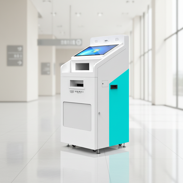 All in One Print Scan Copy Machine Document Printing Kiosk All Size  with Universal Paper Tray for Office and Public Areas