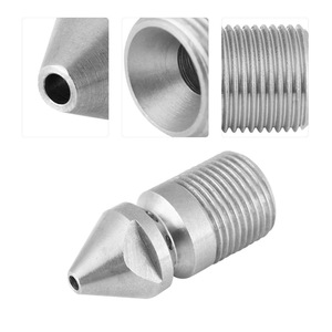 Buse de nettoyeur haute pression Stm, filetage G1/4, en acier inoxydable, pour débouchage, détartrage et décapage des tuyaux - Product Image 5