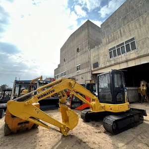 Mini pelle KOMATSU PC55mr d'occasion en excellent état en vente avec de bons composants de base moteur et pompe directement de Corée - Product Image 2