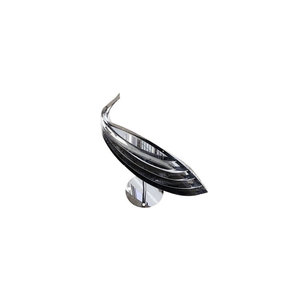 Stainless Steel Fish Sculpture Mirror Finish Layered Outdoor Garden Decor - Product Image 3