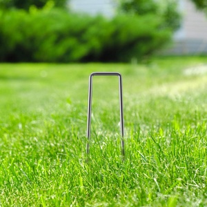 Kim Loại Mạ Kẽm Mặt Đất Hình Chữ U Vườn Cổ Phần Pins Lều Chốt Gazebo Cắm Trại Bạt Móc Vải Thủy Lợi Ống Pins - Product Image 6