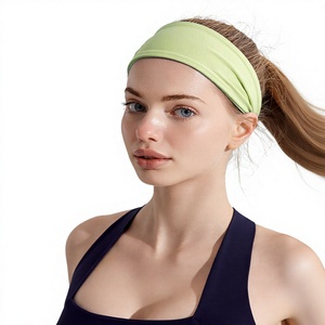 Diadema Deportiva Elástica <span class=keywords><strong>de</strong></span> Borde Ancho para Mujer, Absorbente <span class=keywords><strong>de</strong></span> Sudor, Antideslizante, para Correr, Fitness, Yoga, Cinta para el Cabello - Product Image 3