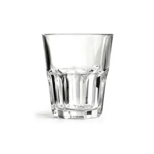 Хорошее качество, сделанный на заказ логотип rocks octagon 9oz shot glass с логотипом