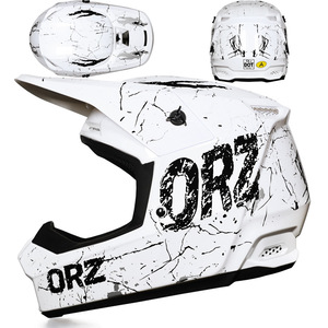 Yeni SMLXL XXL ABS Köpük Astarlı Güvenlikli Tam Yüz Motosiklet Kaskı, Çift Amaçlı İniş Yarışı ATV MTB BMX Cross Motocross için - Product Image 1