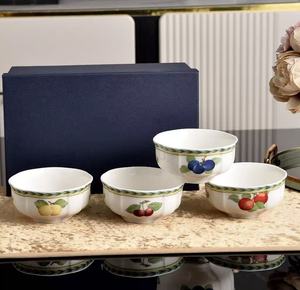 Ceramic Dinnerware <b>Sets</b> Modern Luxury Durable Sustainable White Stocked Plates Bowls Cups Saucers Oven <b>Microwave</b> Dishwasher Safe - Product Image 1