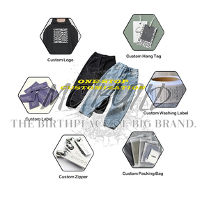 <span class=keywords><strong>Jeans</strong></span> da Uomo Casual Baggy in Denim Lavaggio Stonewashed di Tendenza Streetstyle Personalizzati - Product Image 6