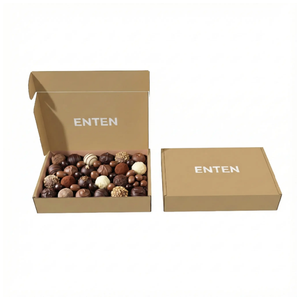 Caja de embalaje de chocolate de lujo personalizada al por mayor con logotipo y cinta, caja de regalo de chocolate - Product Image 2