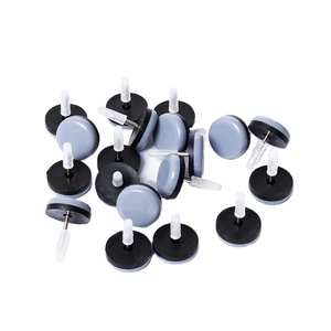 Deslizadores de Silla de Alta Calidad, Deslizadores de Muebles con Clavos de PTFE Gris de Fácil Movimiento - Product Image 1