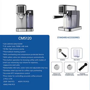 เครื่องชงกาแฟเอสเปรสโซได้รับการรับรองจาก CE ราคาโรงงานพร้อมตัวเลือก OEM สำหรับออสเตรเลียนิวซีแลนด์และอเมริกา - Product Image 6