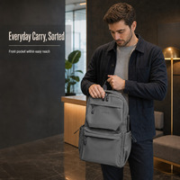 Sac à dos Oxford imperméable multi-poches avec fermeture éclair, capacité 20-35L, pour l'école, les voyages, les activités de plein air - Unisexe, logo personnalisé ODM