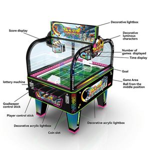 Fábrica de Animación Baihui, Futbolín de Kung Fu para Dos Jugadores, Operado con Monedas, para Interiores, Equipo de Entretenimiento, Plástico y Hierro, Personalizable - Product Image 1