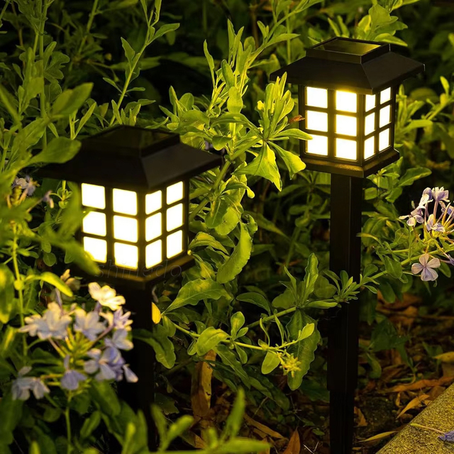 Landscape Stake Lights Waterproof Solar RGB Light Outdoor LED Solar Lamp Garden Pathway Yard Lawn Light