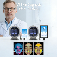 Perangkat Analisis Kulit AI Profesional, Mesin All-in-One untuk Wajah dan Kulit Kepala dengan Deteksi Lemak dan Penyimpanan Data