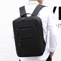 2023 grosir tas punggung Laptop bisnis tahan air anti-maling OEM dengan Port pengisi daya USB tas Laptop untuk pria