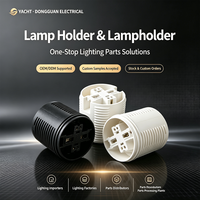 Douille de lampe en plastique E27 entièrement filetée 4A 250V, homologuée SAA