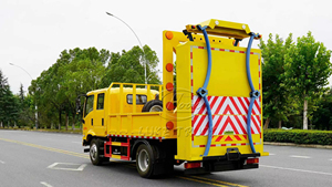 Southeast Asia Hot Model Dongfeng Crew Cab 100K Truck Mounted Attenuator Crash Cushion Anti-collision Buffer Truck - Product Image 3